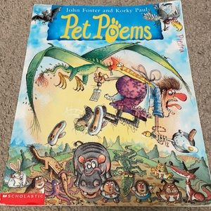 📚4/$5📚 Pet Poems paperback book